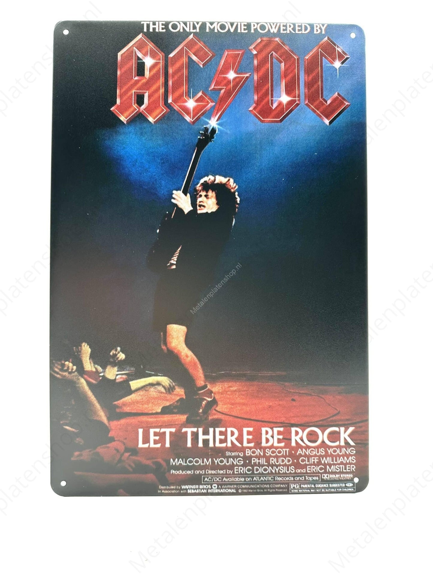 AC/DC – Let There Be Rock – Metallwandschild