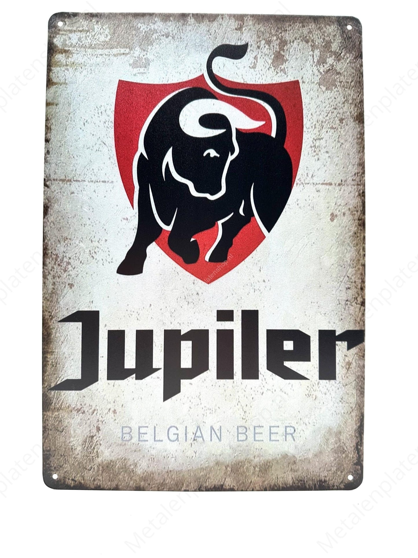 Jupiler – Belgisches Bier – Metallwandschild