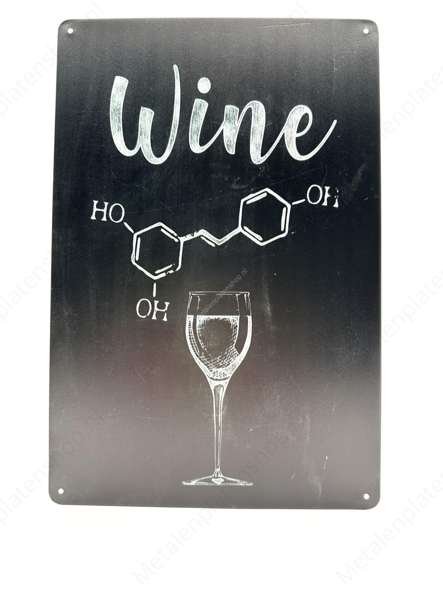 WINE - DNA - Metallwandschild
