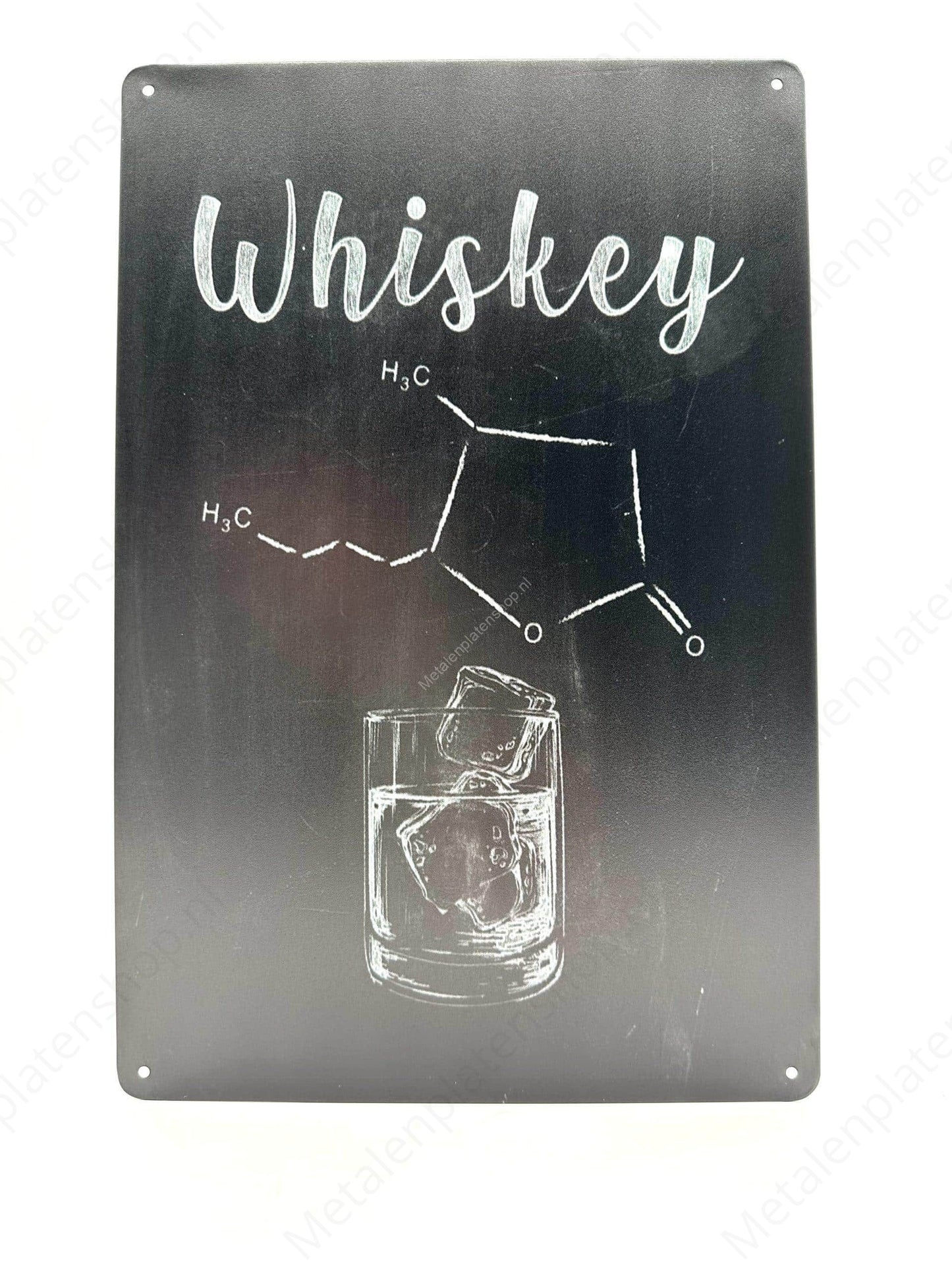Whiskey - DNA - Metallwandschild