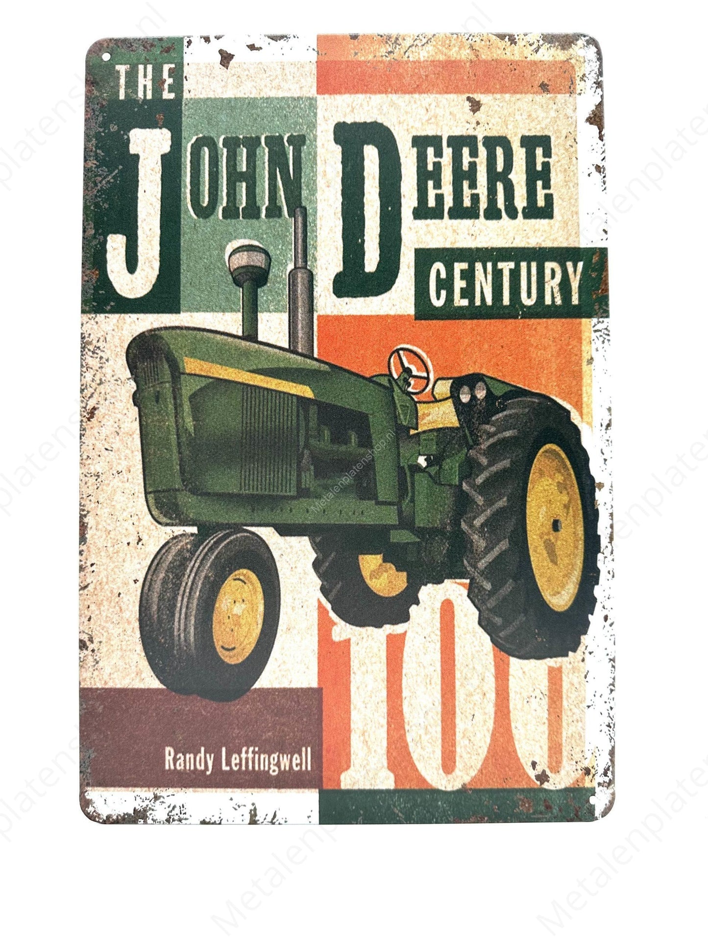Das John Deere Century - Metallwandschild