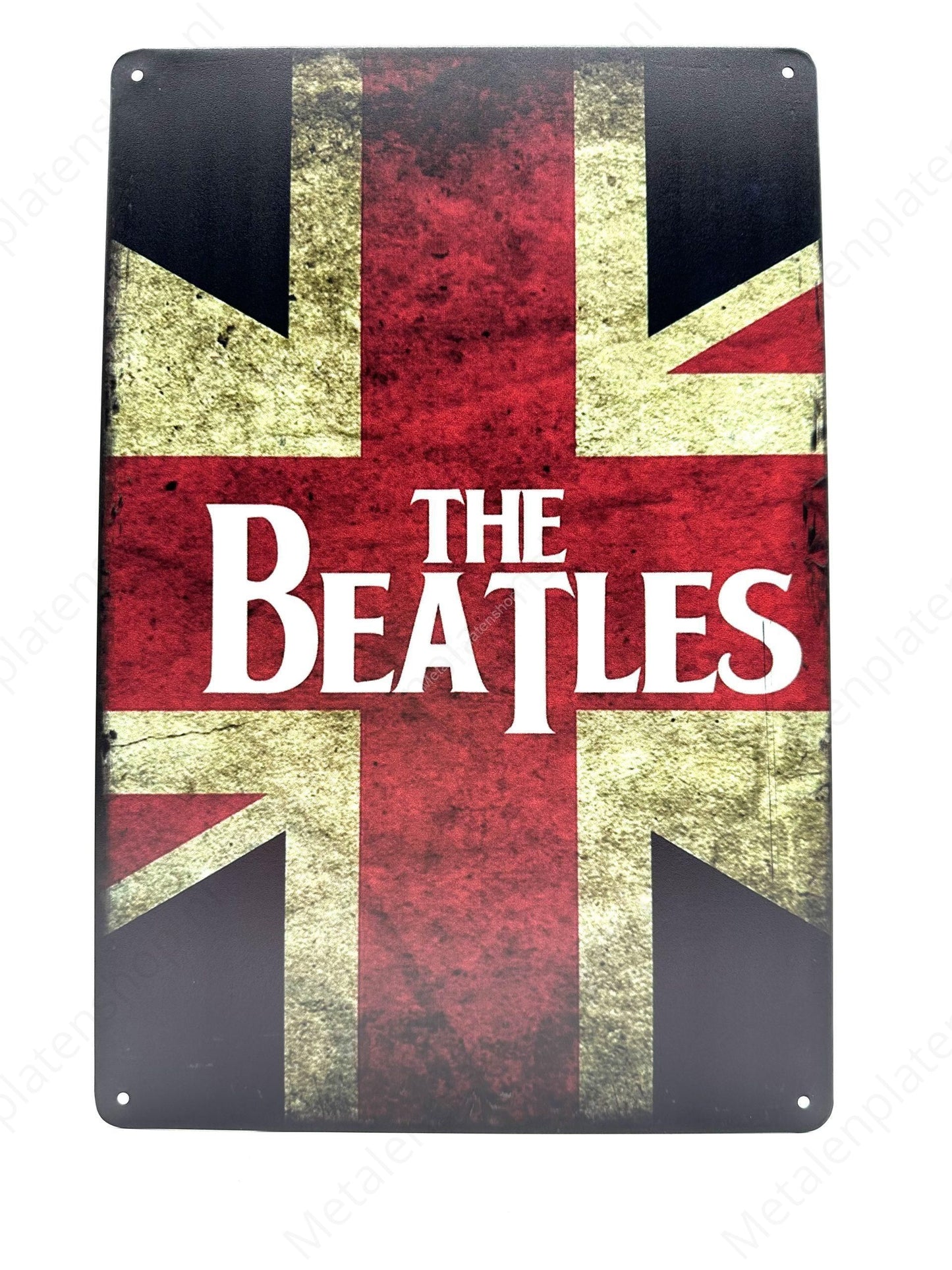 The Beatles - English Flag - Metal Wall Sign