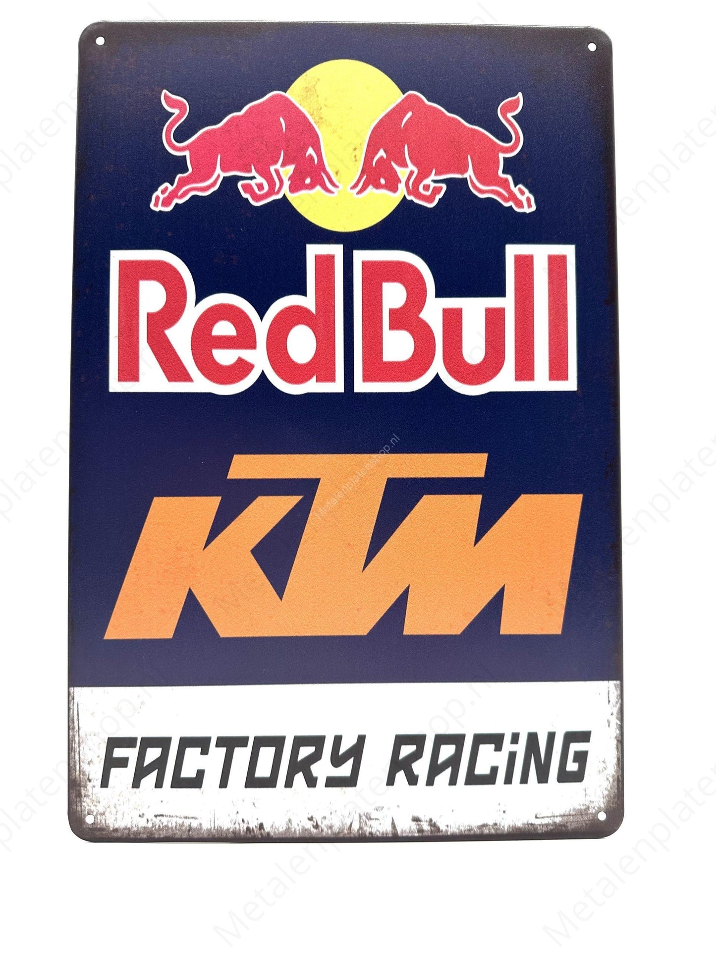 RedBull - KTM - Factory Racing - Metal Wall Sign