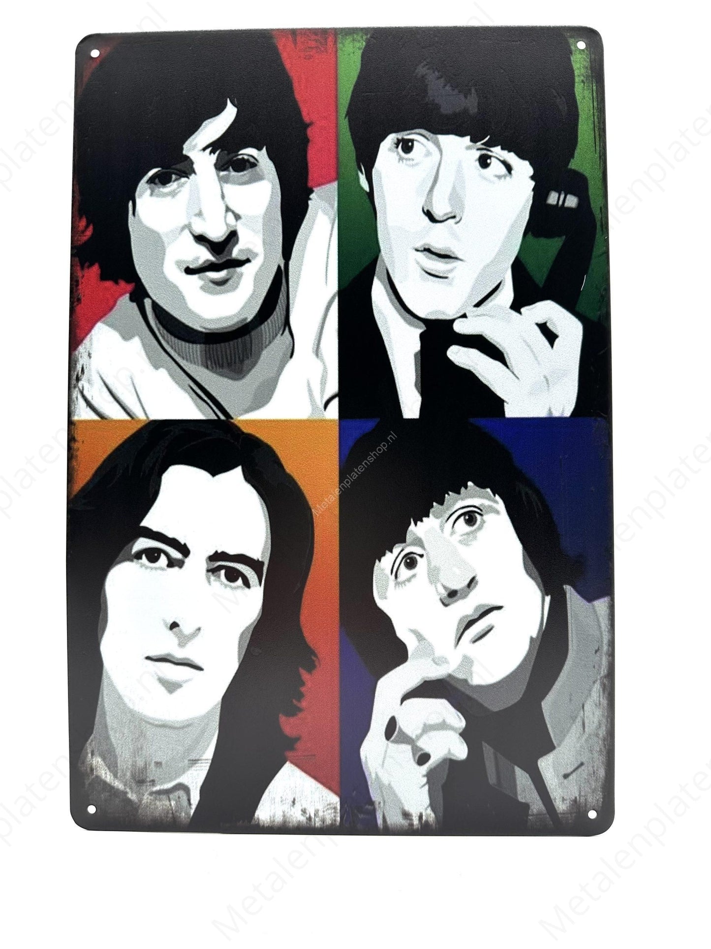 The Beatles - Metal Wall Sign