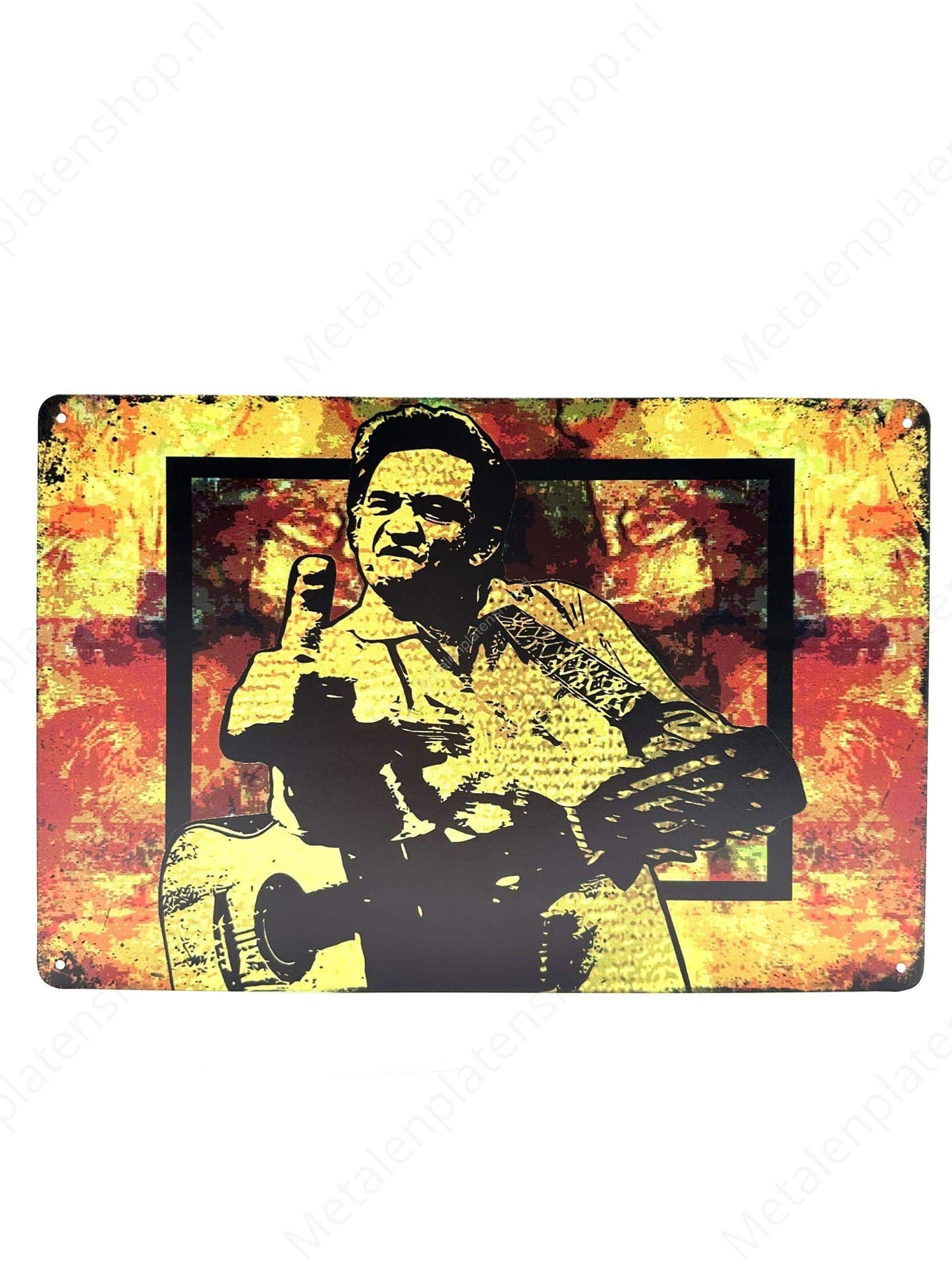 Johnny Cash - Metal Wall Sign