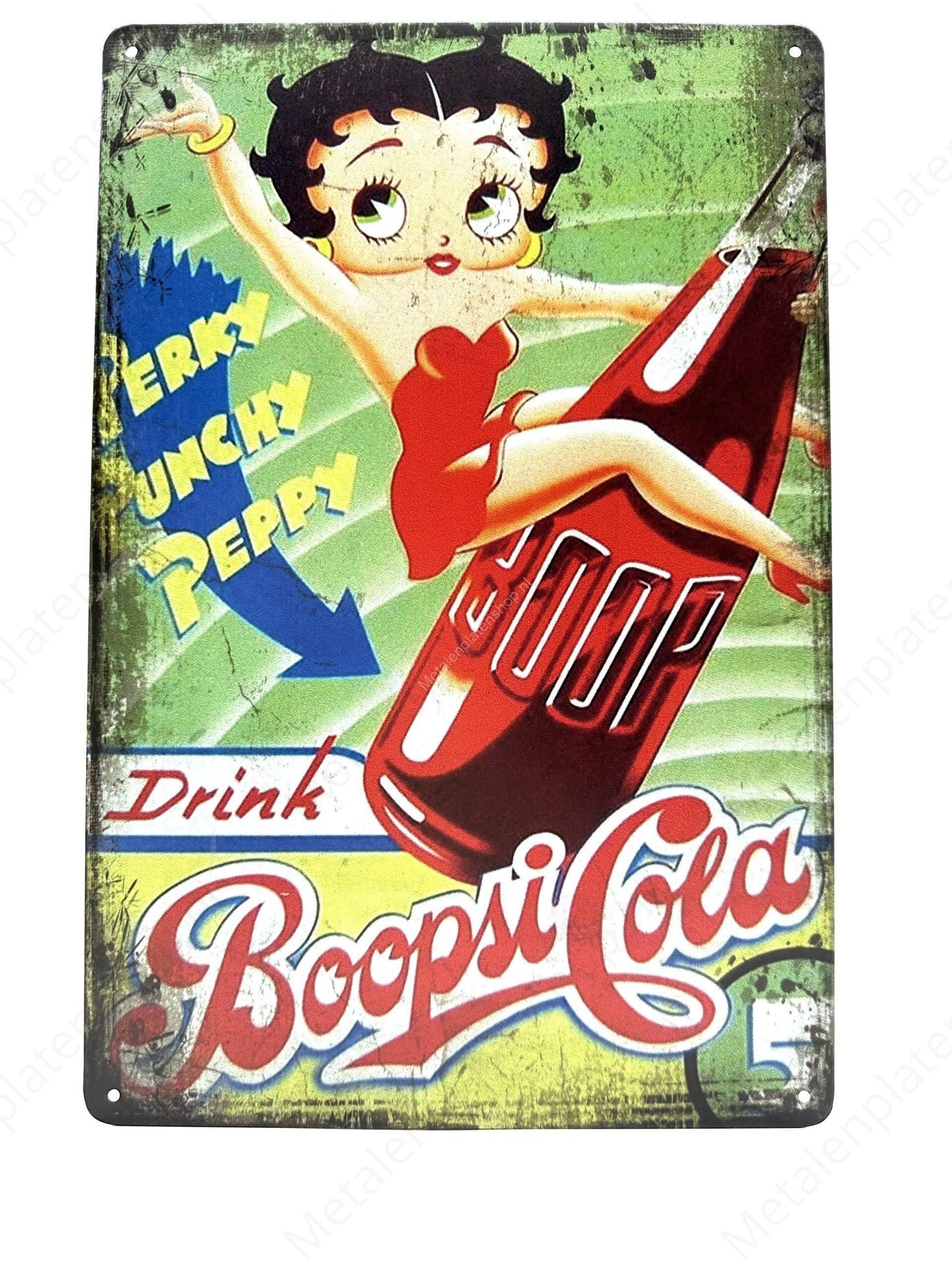 BettyBoop - Boopsicola - Metal Wall Sign
