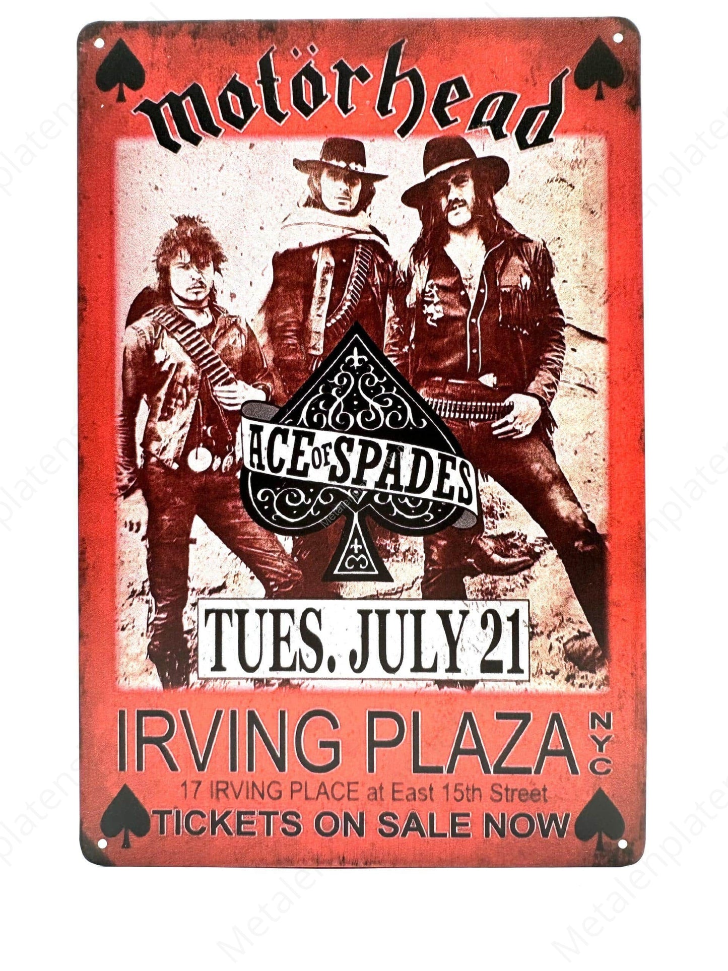 Motorhead - Aces of spades - Metal Wall Sign