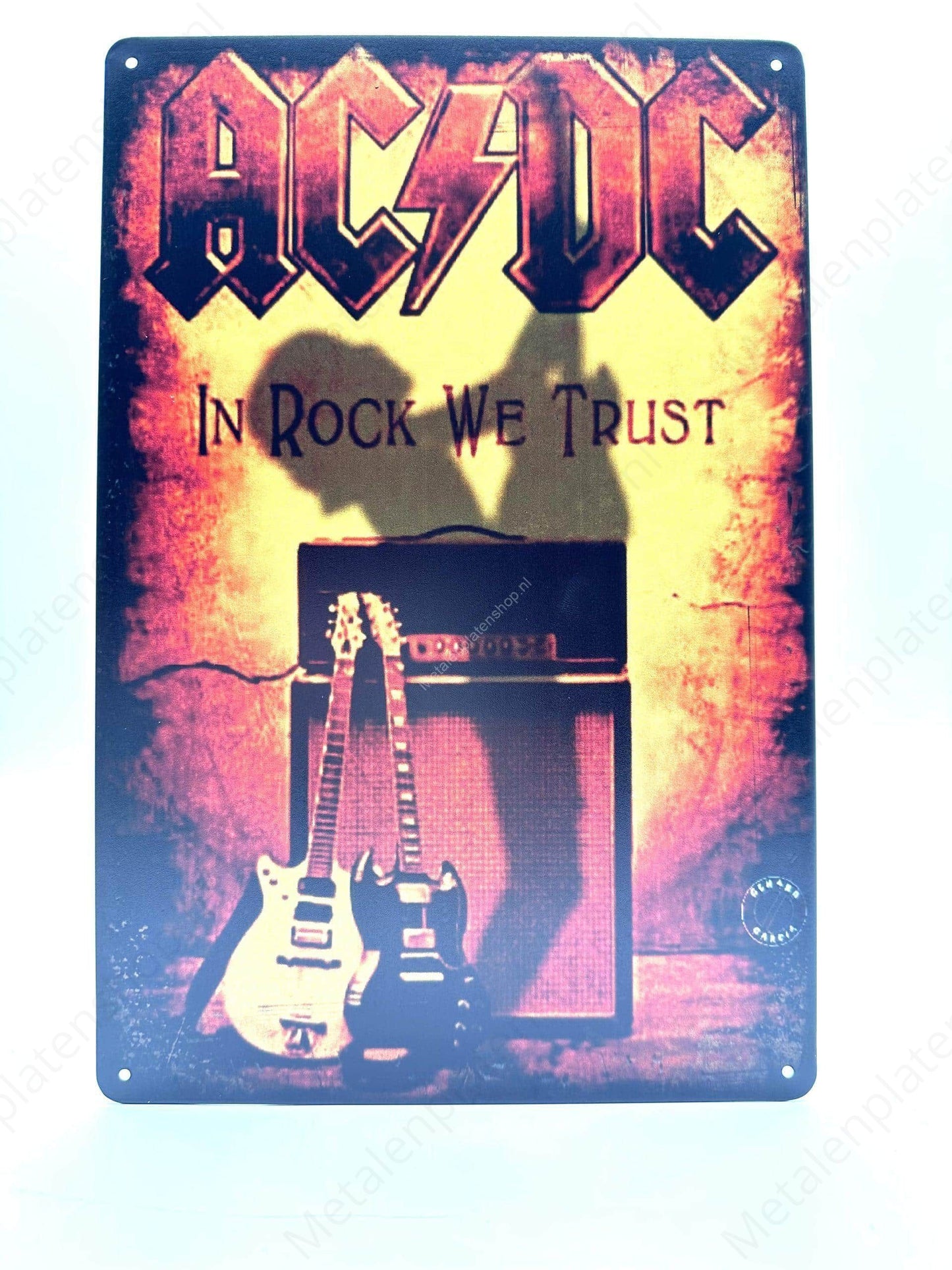 ACDC – Metallwandschild