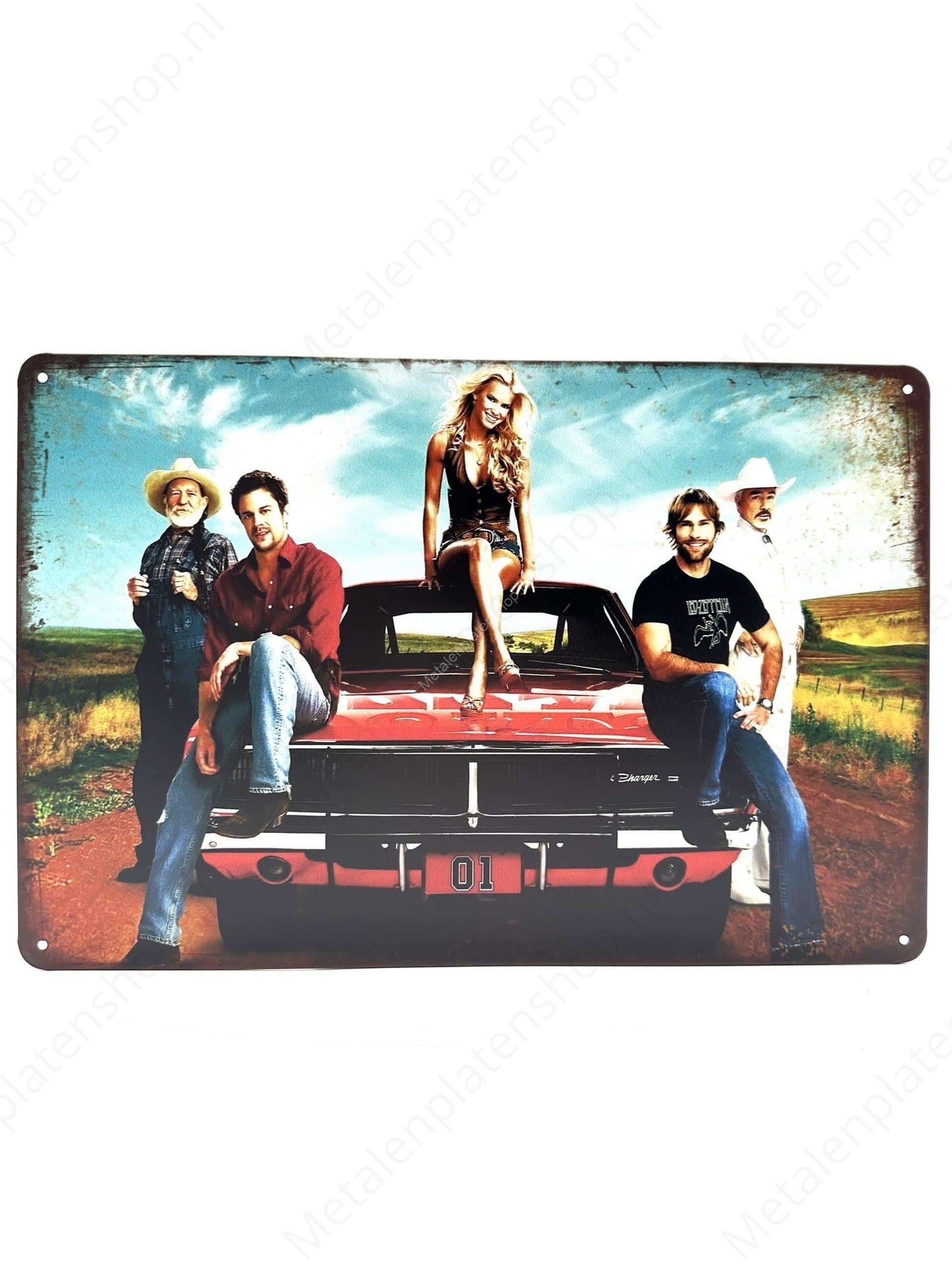 The Dukes of Hazzard - Metal Wall Sign