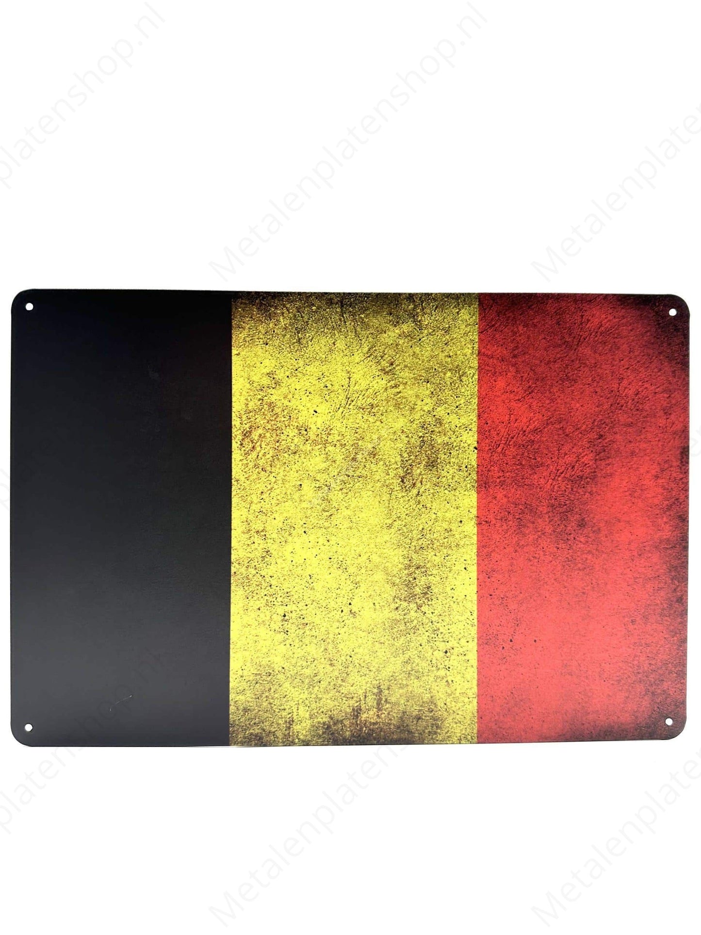 Belgian Flag - Metal Wall Sign