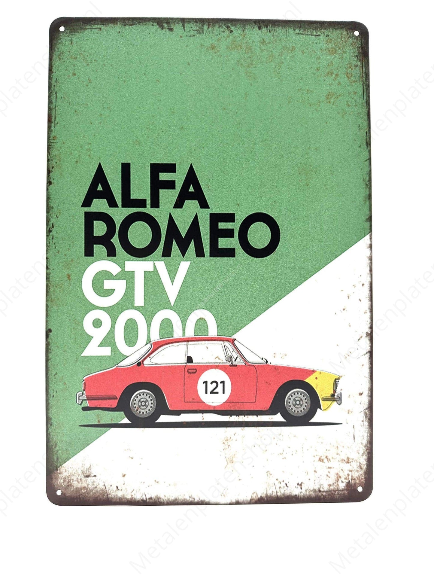 Alfa Romeo GTV 2000 – Metallwandschild
