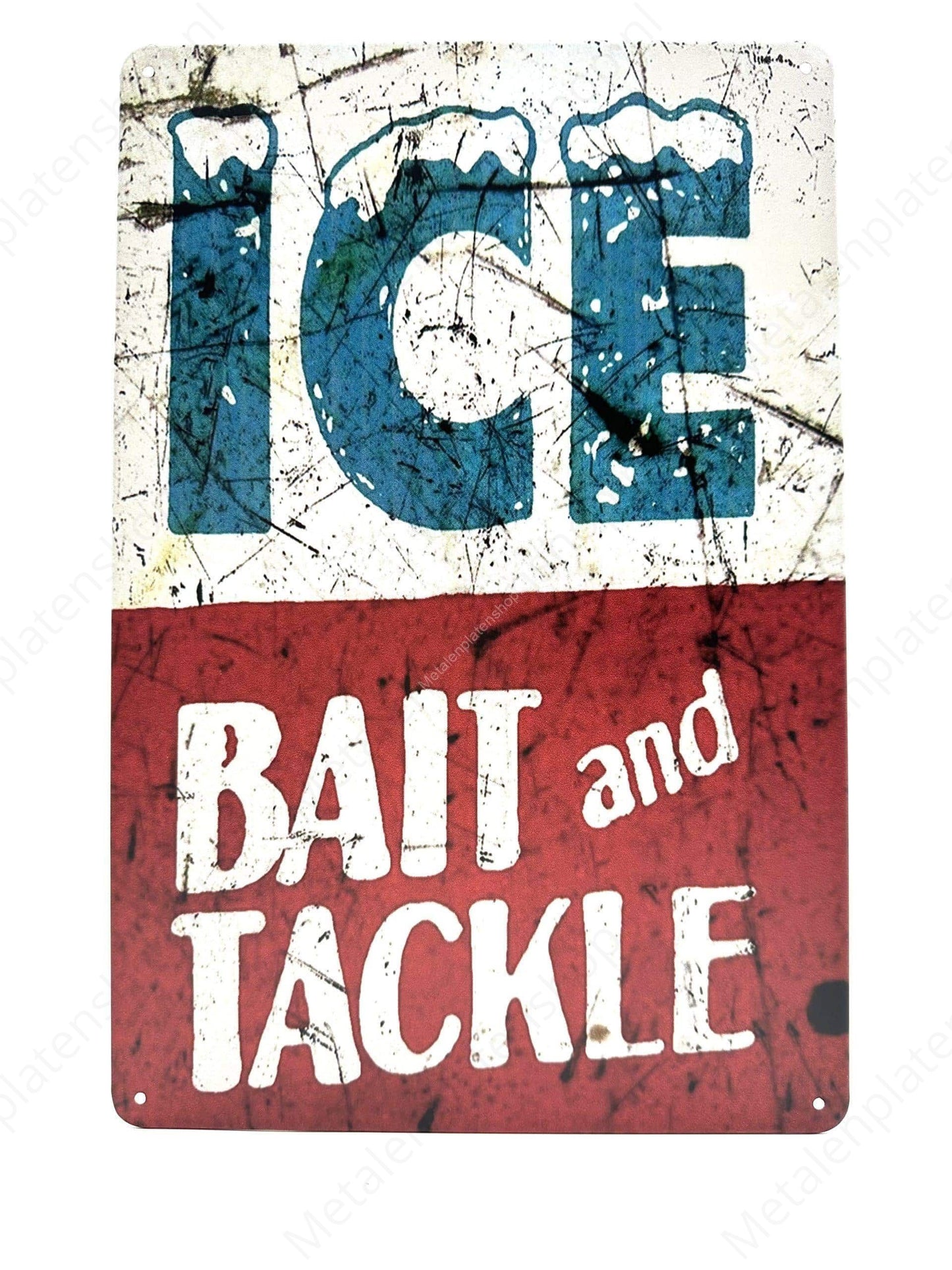 ICE Bait and Tackle - Metallwandschild