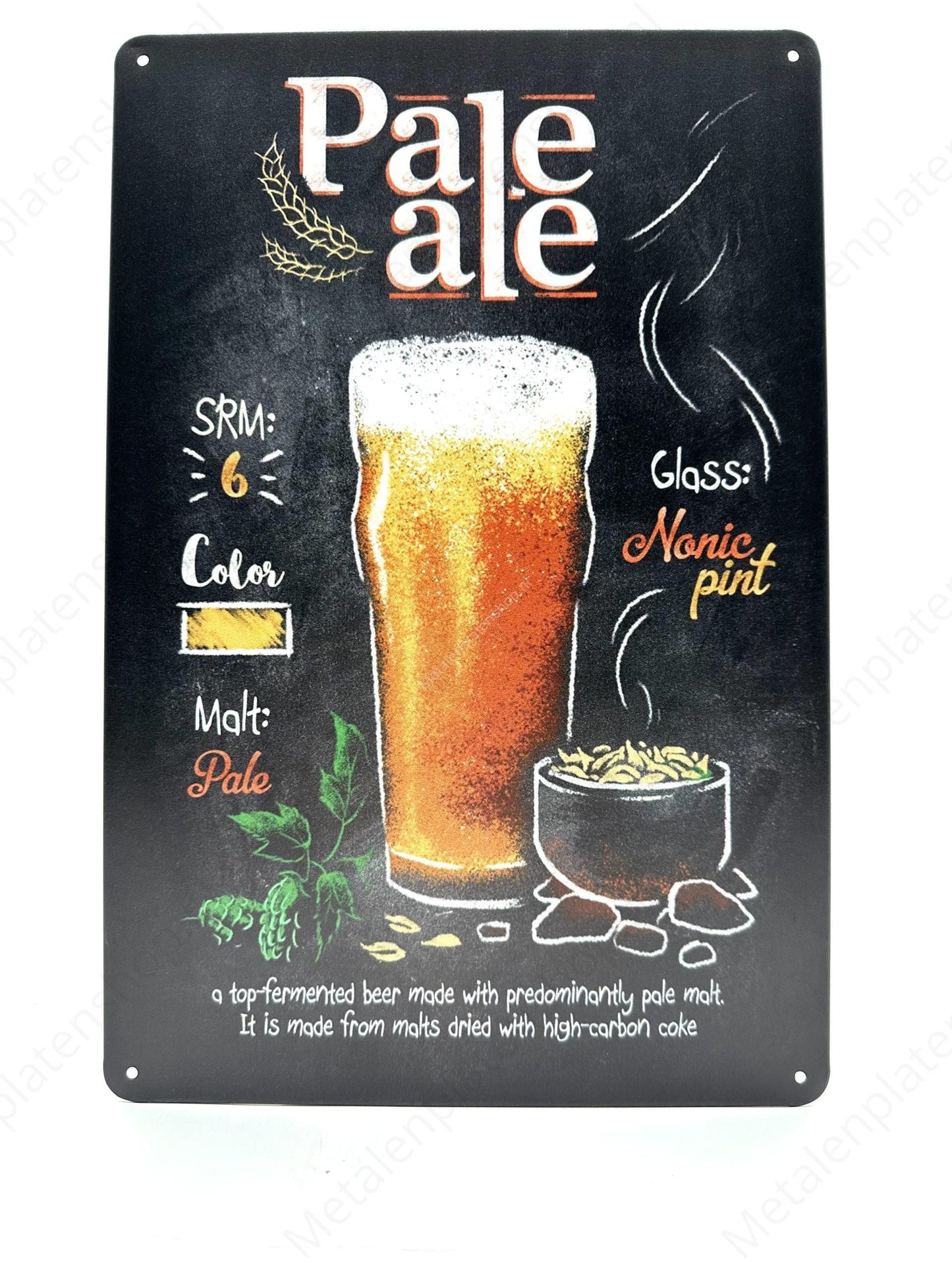 Pale Ale - Metal Wall Sign