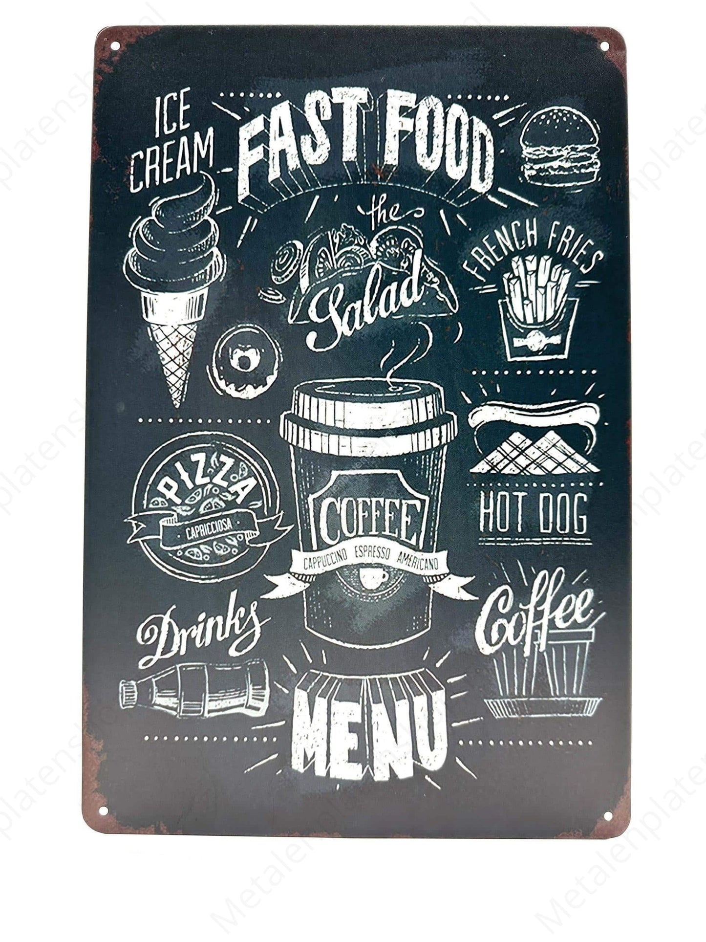 FastFood - Metal Wall Sign