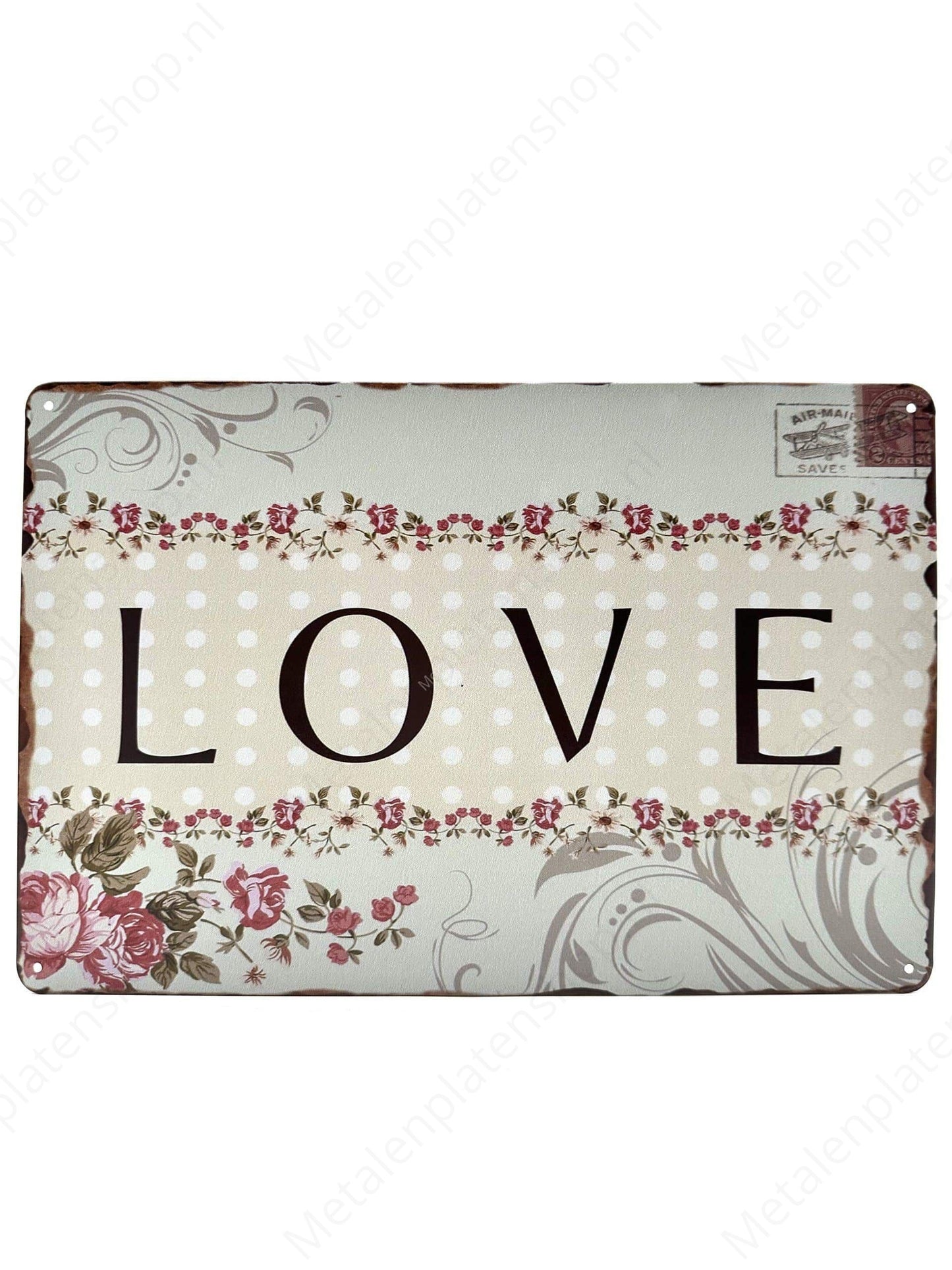 Love - Metal Wall Sign