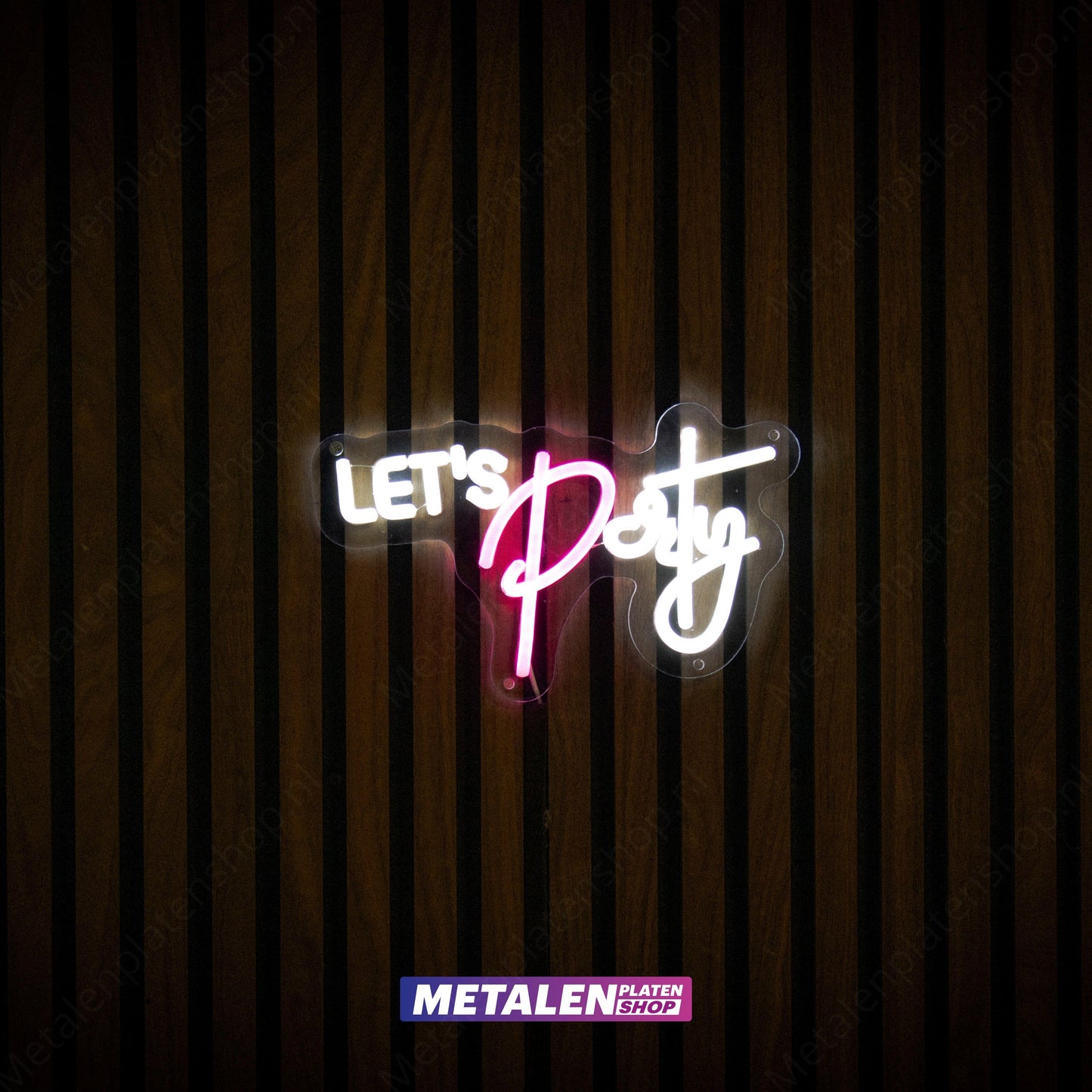 Lass uns feiern - Neonschild - LED