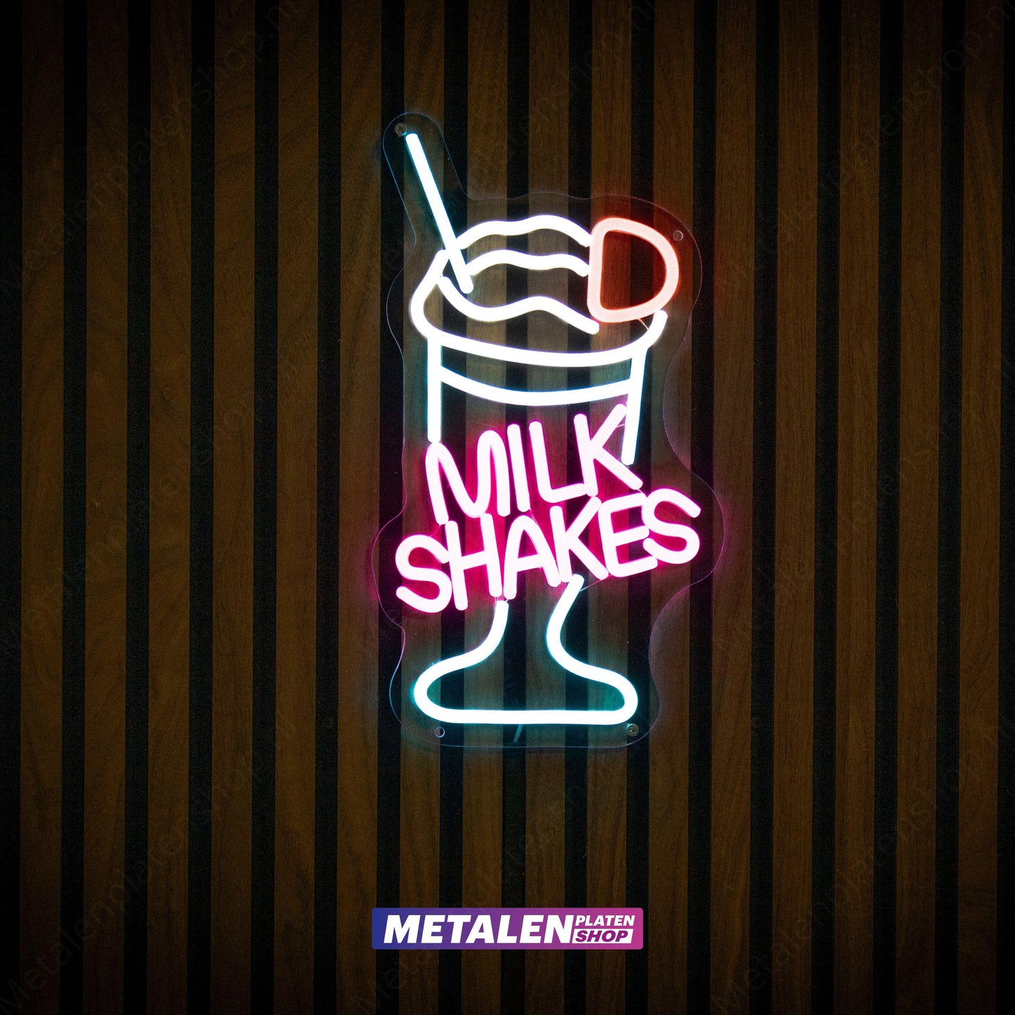 Milchshake - Neonschild - LED