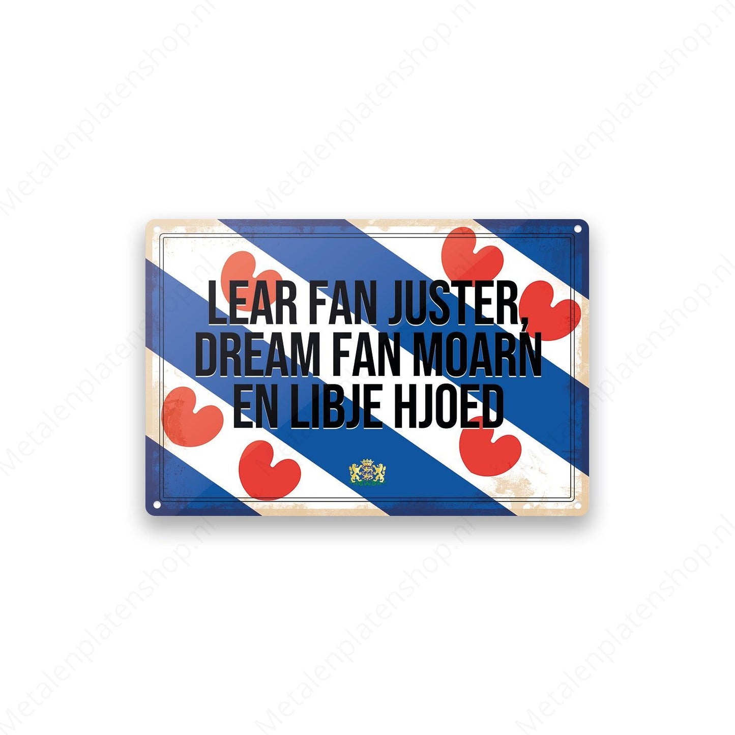 Metal Wall Sign - FC Utrecht - Haller 91 Shirt