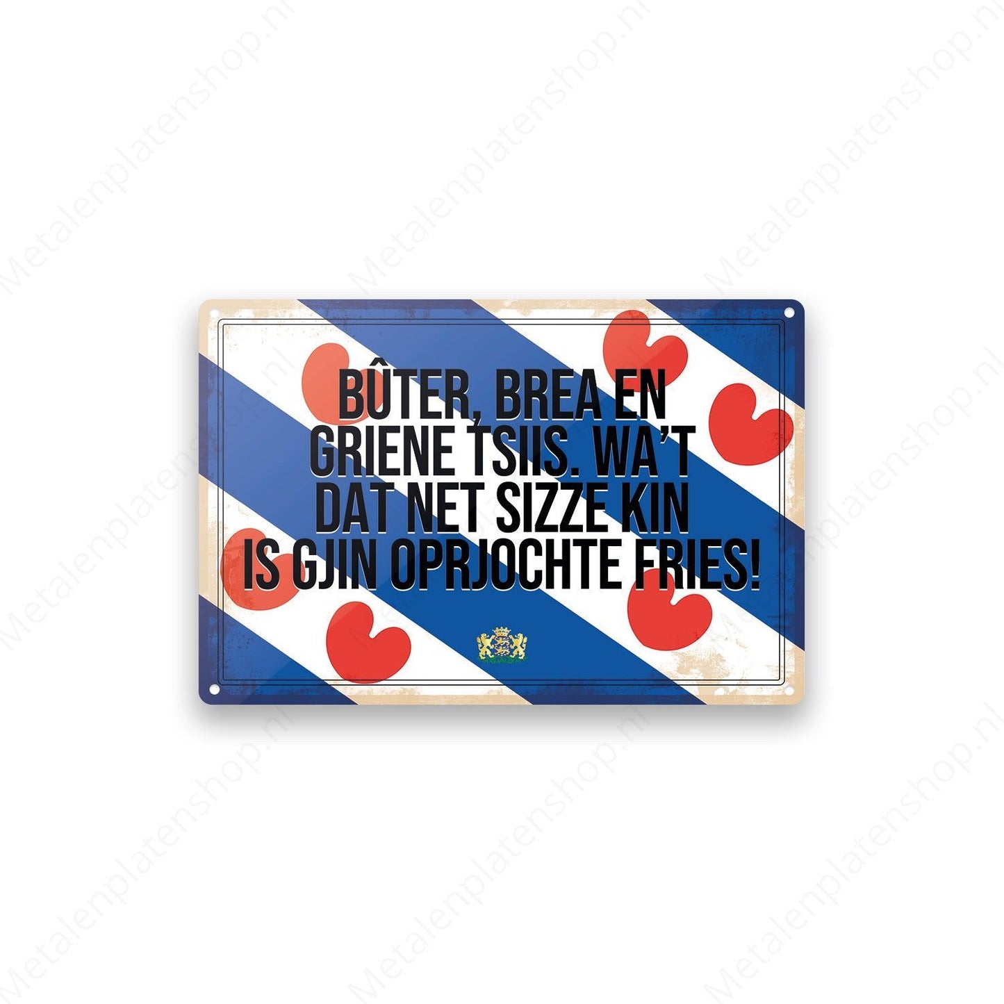 Metal Wall Sign - FC Utrecht - Haller 91 Shirt