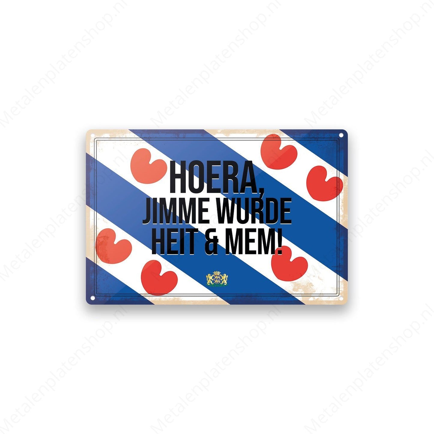 Metal Wall Sign - FC Utrecht - Haller 91 Shirt