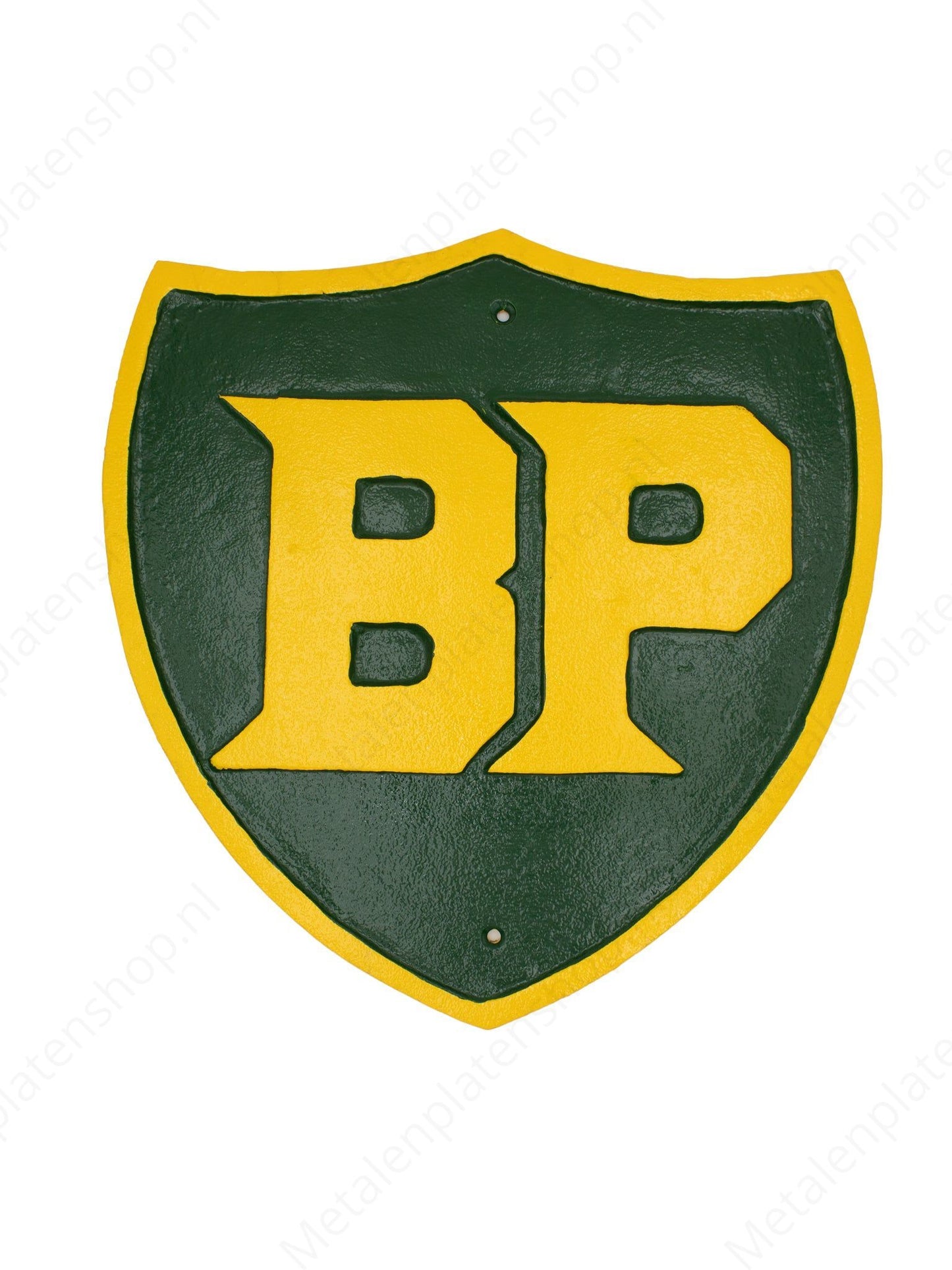 BP - Schild aus Gusseisen - 35x35cm 