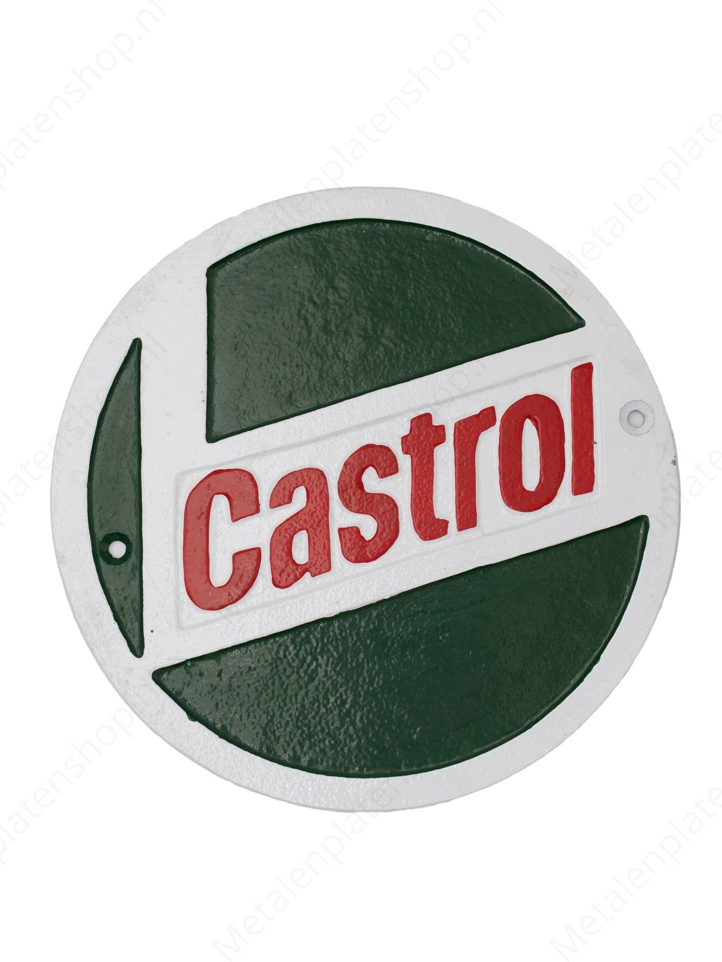 Castrol - Cast Iron Sign - 25x25cm 