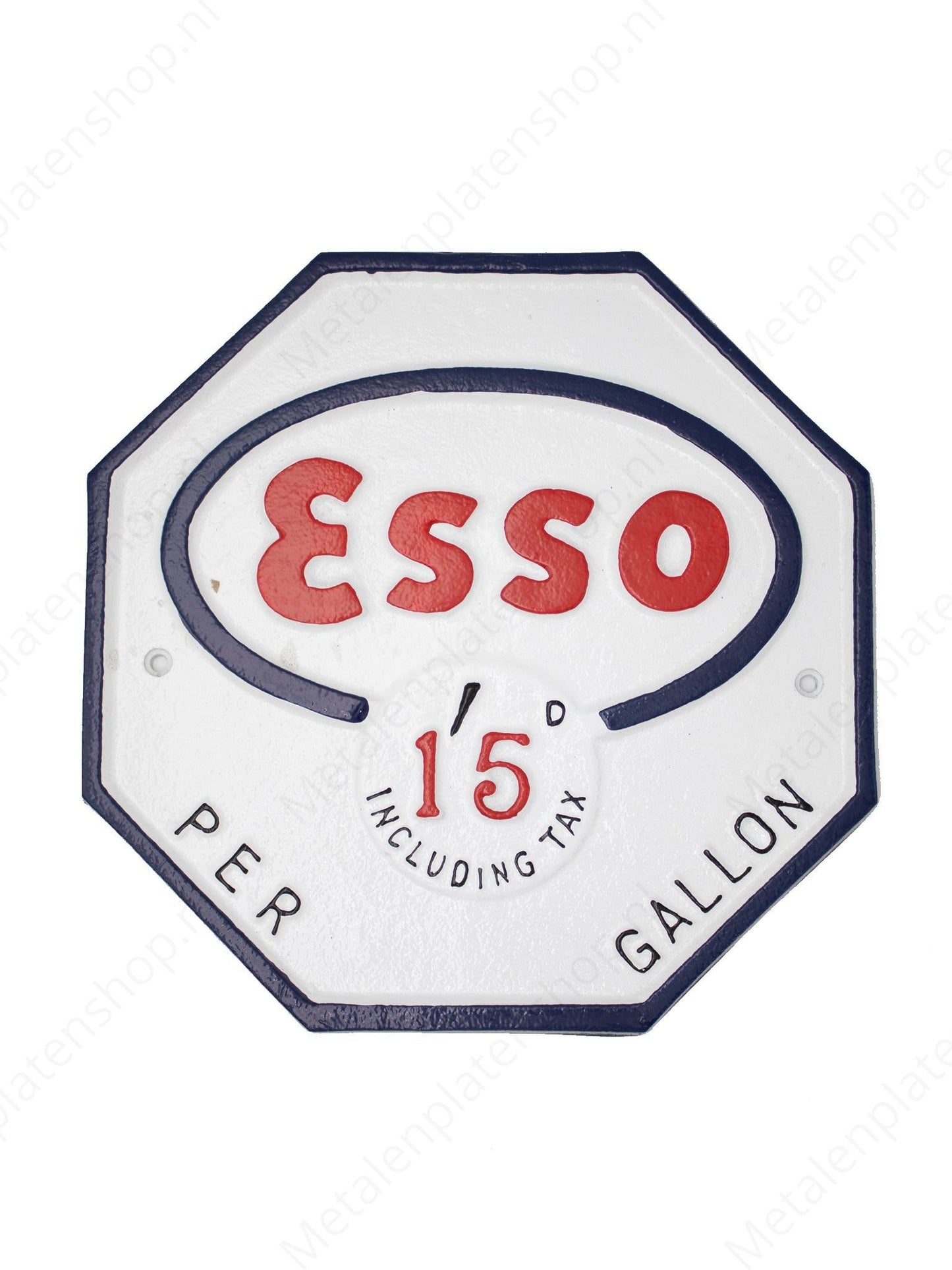 ESSO - Cast Iron Plate - 25x25cm 