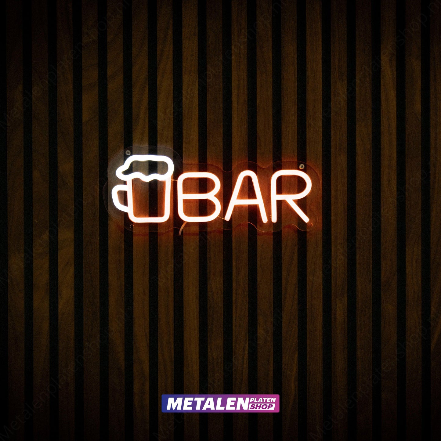 BIER BAR - Neonschild - LED