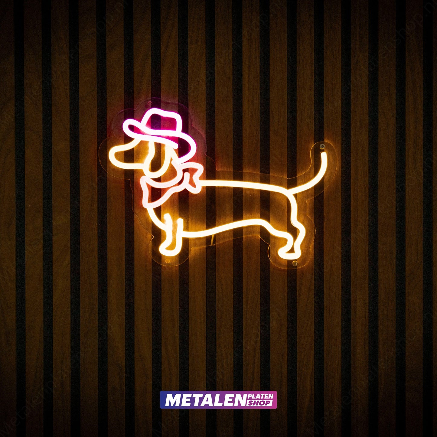 Hund - Neonschild - LED