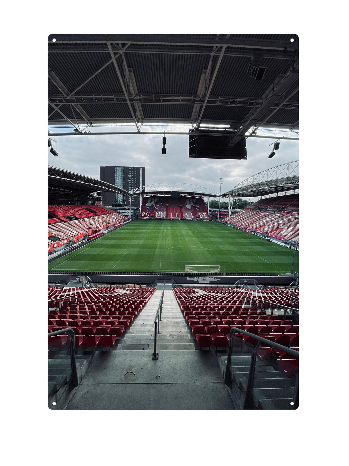 FC Utrecht - Stadium #3 - Metal Wall Sign