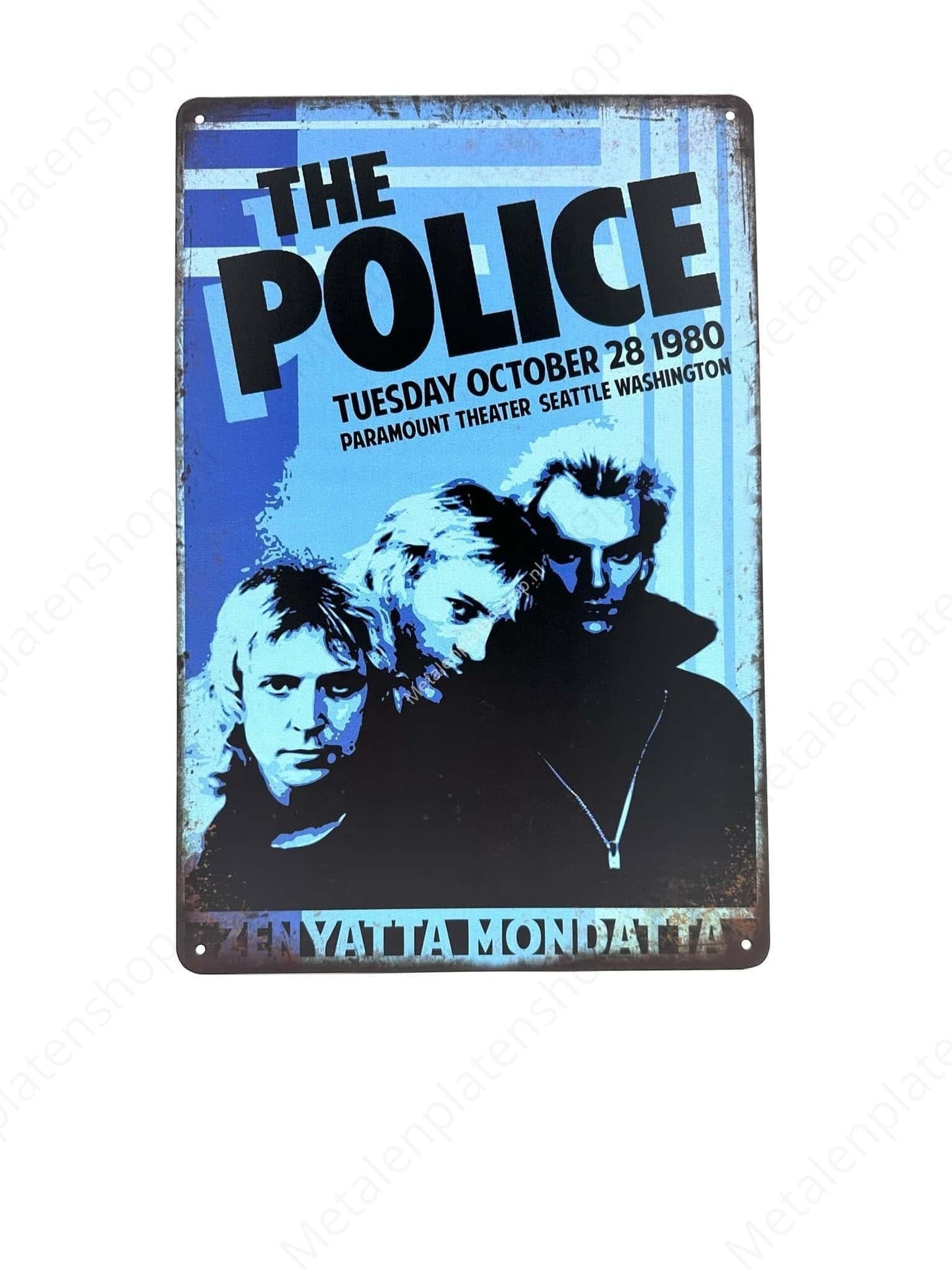 The Police Zenyatta Mondatta - Metal Wall Sign