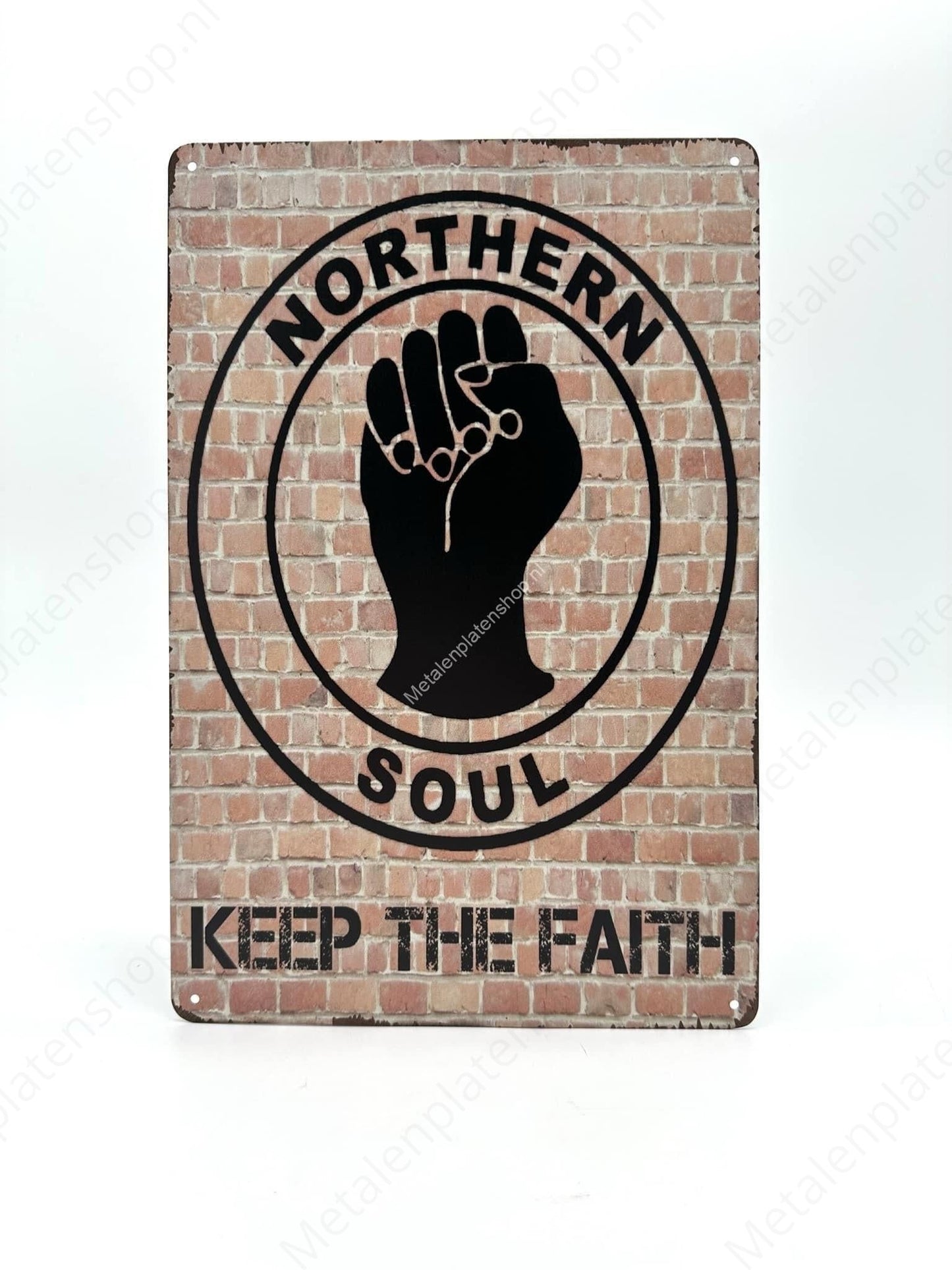 Northern Soul Keep the Faith - Metal Wall Sign