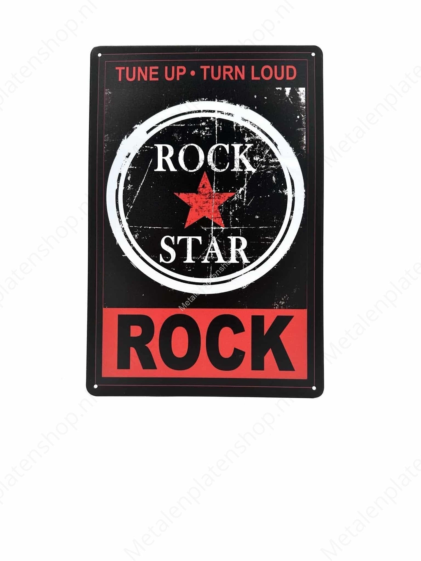 Rock Star - Metal Wall Sign