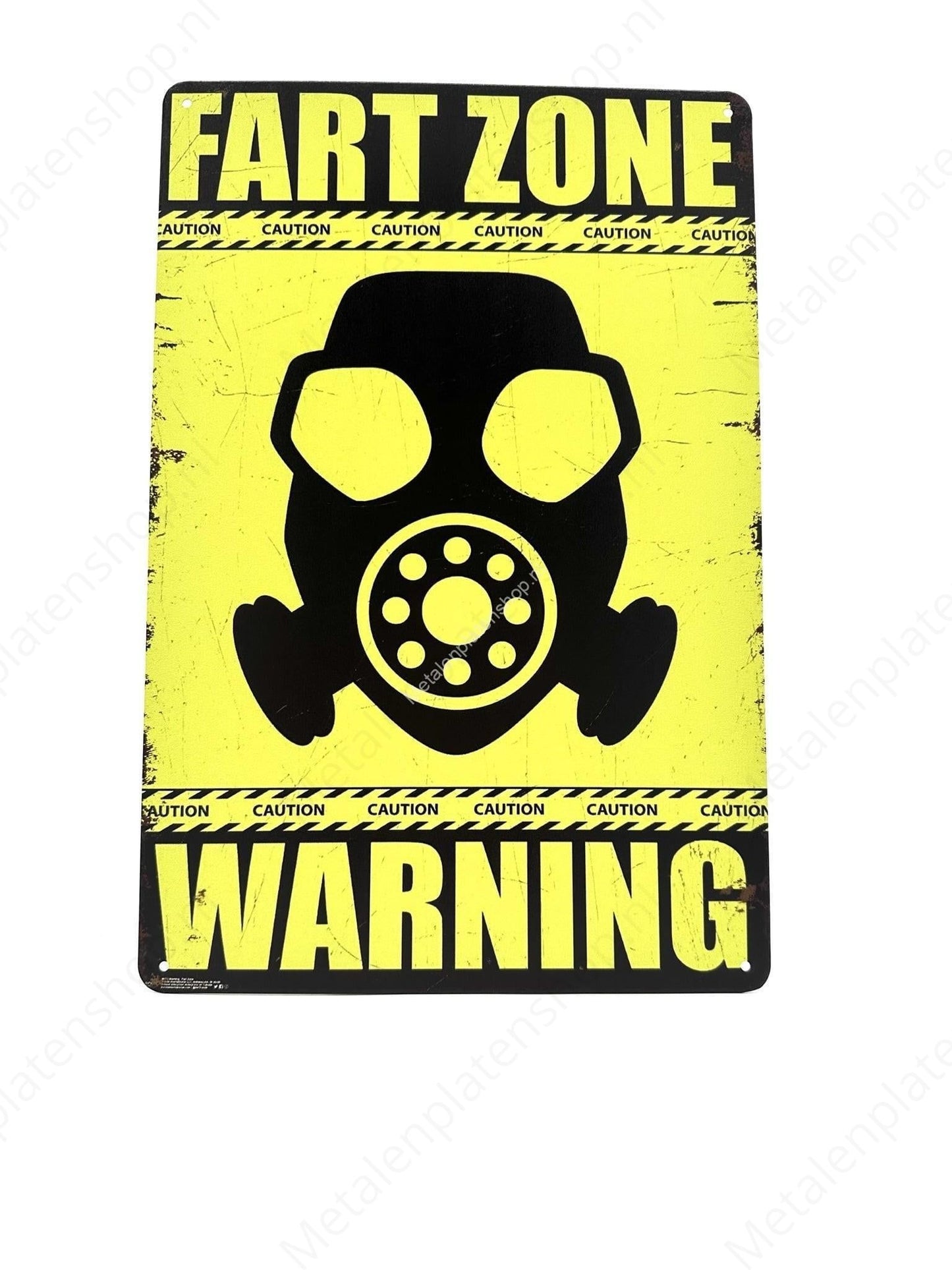Fart Zone Warning! - Warning - Metal Wall Sign