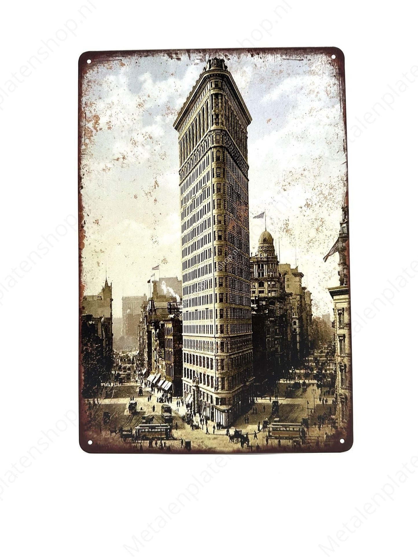 NYC Triangle Building – Metallwandschild