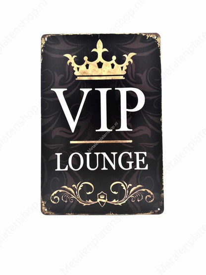 VIP Lounge - Metal Wall Sign