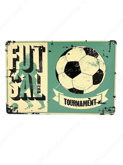 Football - Soccer - Metallwandschild
