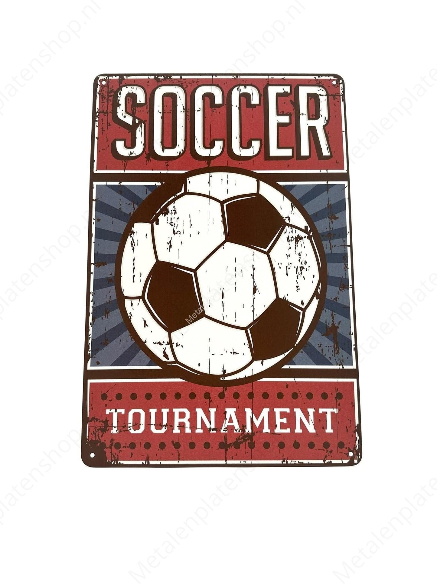 Soccer Tournament - Football #2 - Metal Wall Sign