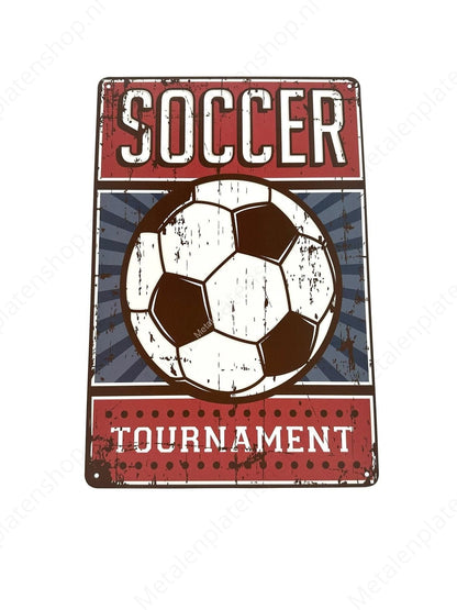 Soccer Tournament - Football #2 - Metal Wall Sign