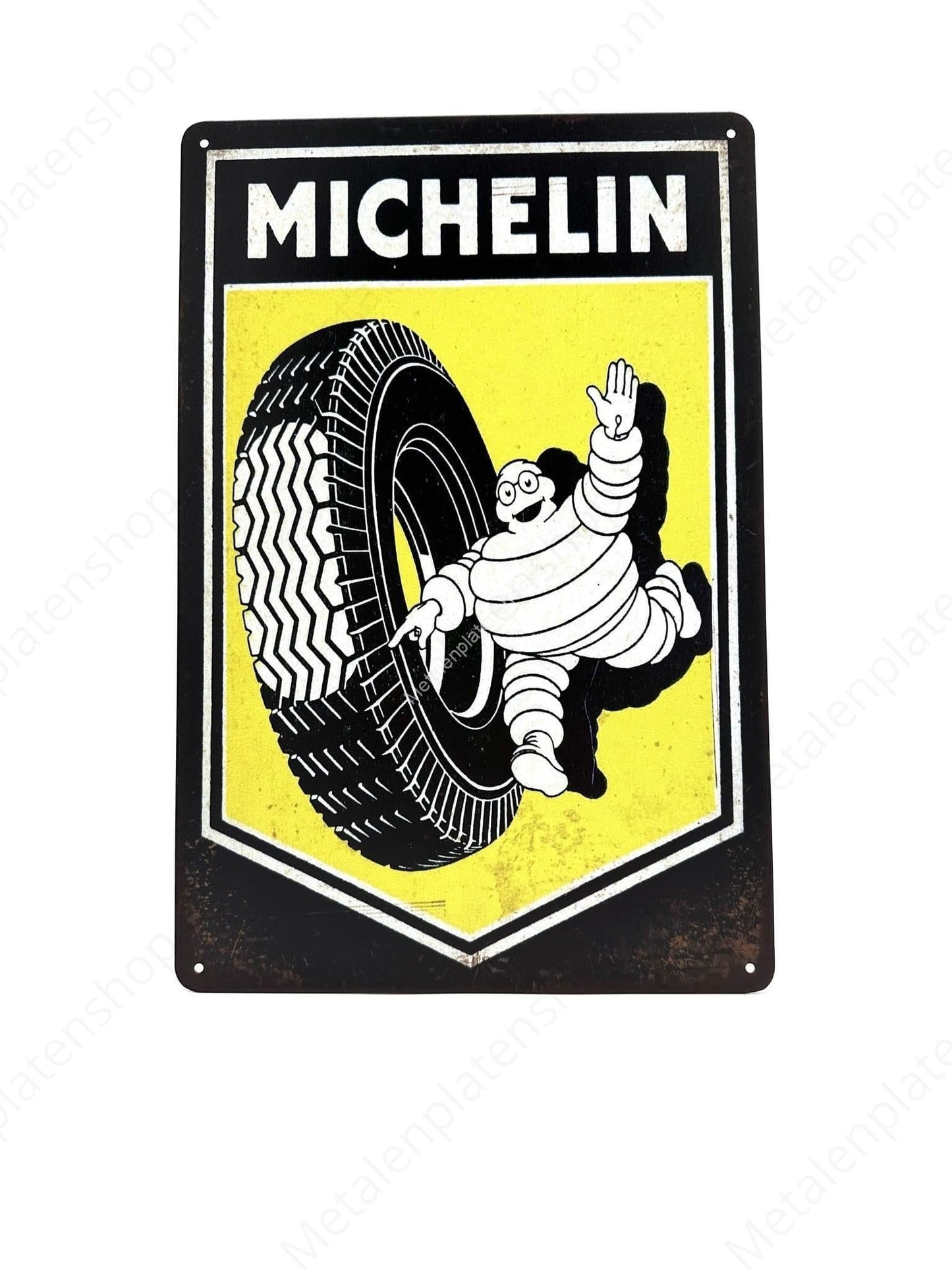 Michelin – Autoreifen – Metallwandschild