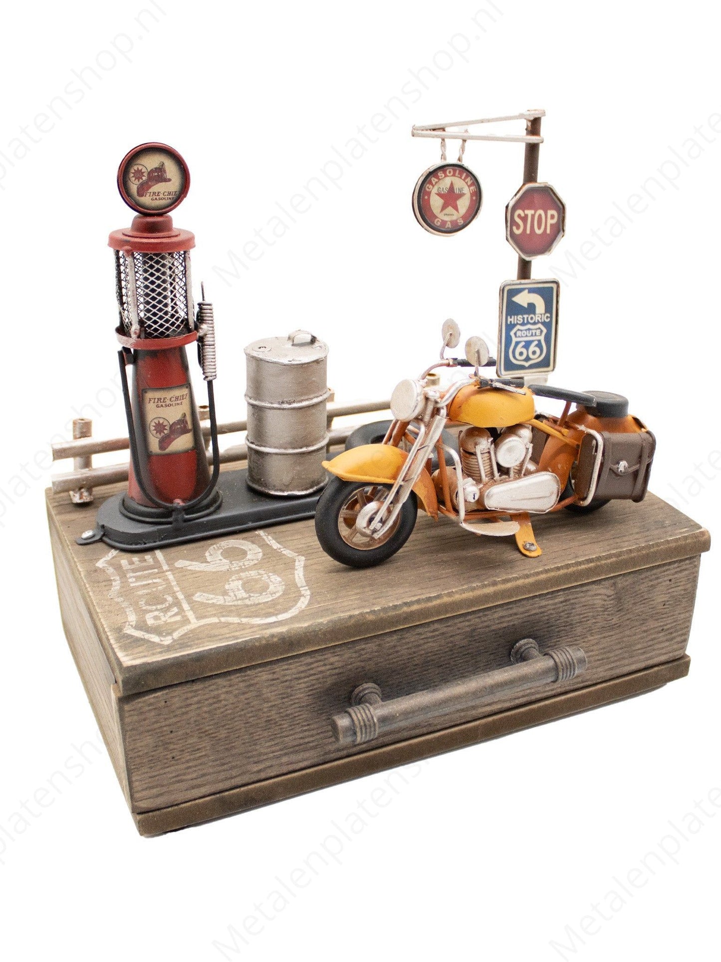 Vespa Scooter - Metal Vehicle Decoration - 60x38cm