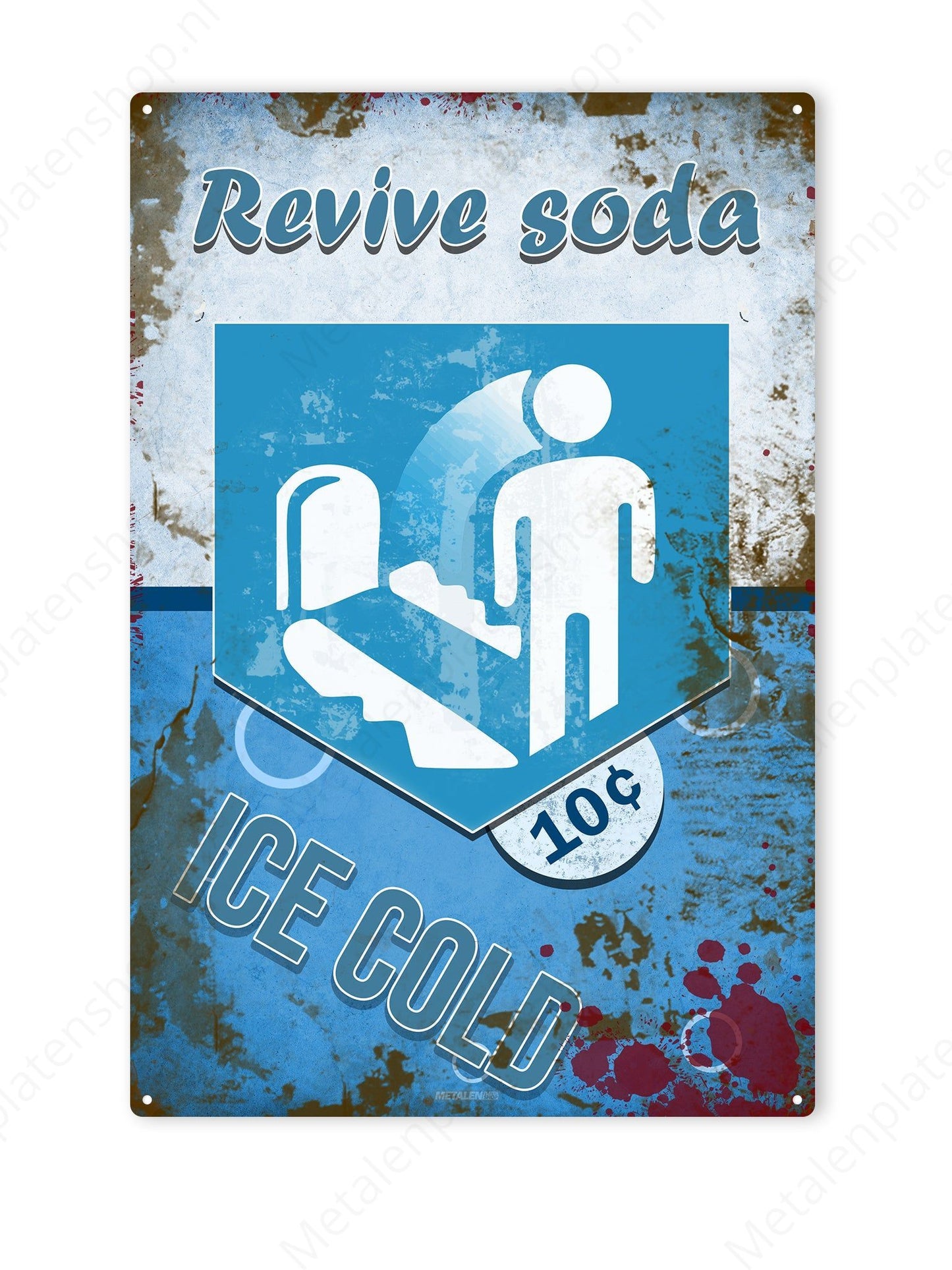Call of Duty - Revive Soda - Metal Wall Sign
