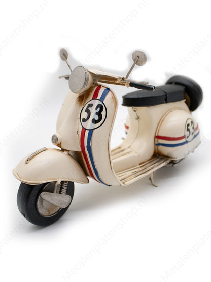 Vespa Scooter - Metal Vehicle Decoration - 60x38cm