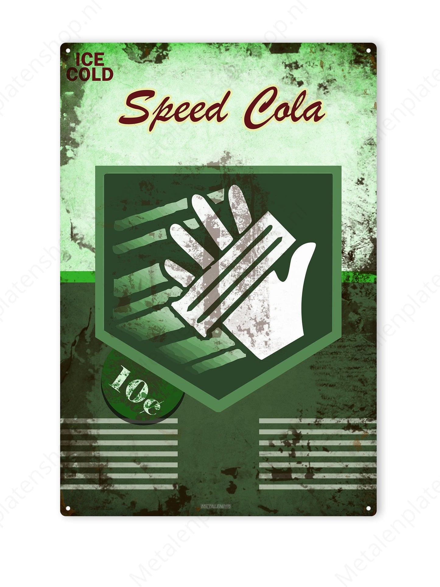 Call of Duty - Speed ​​Cola - Metal Wall Sign