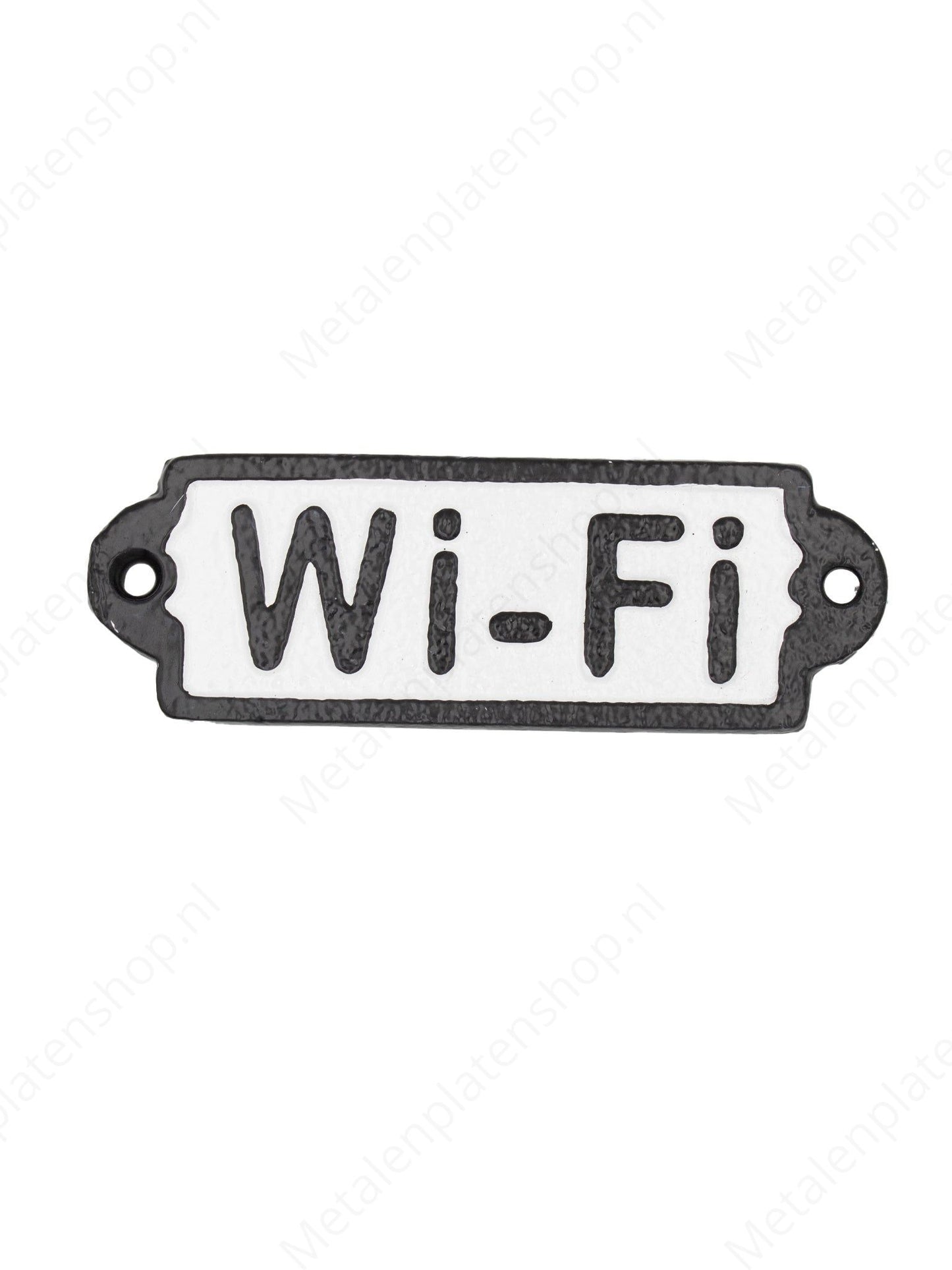WIFI - Cast Iron Sign - 15x5cm